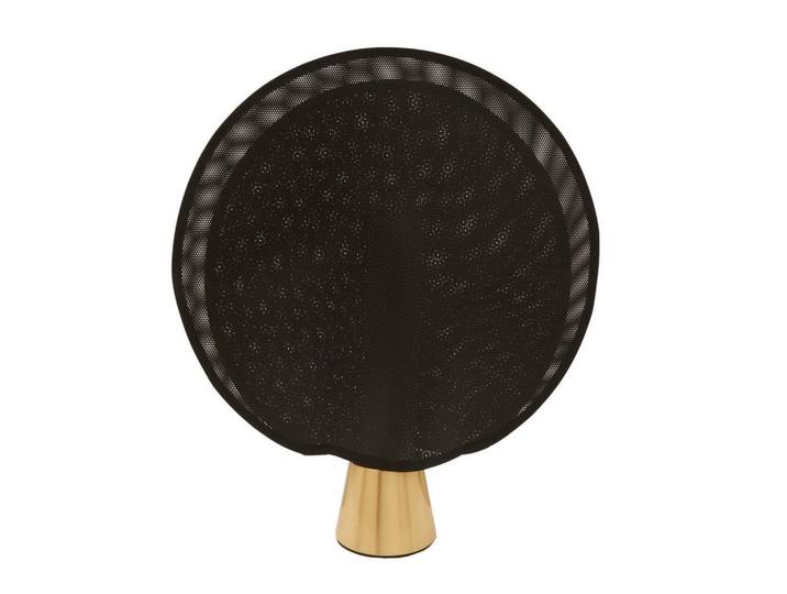 Signature Lampe Masche D.36cm, Schwarz, Metall, E27, 8.6x40x36.5 cm, Lampen & Leuchten, Innenbeleuchtung, Tischlampen