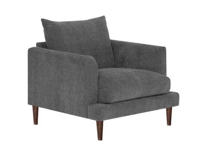 Mid.you Einsitzer, Grau, Holz, Füllung: Schaumstoff, Polyethersulfon (PES),Schaumstoff, Polyethersulfon (Pes), 96x82x97 cm, Made in Europe, Typenauswahl, Wohnzimmer, Sessel, Sessel
