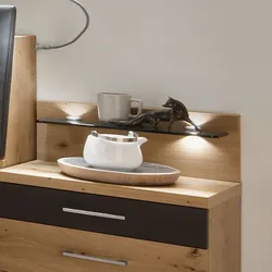 Wiemann Nachttisch-Paneel Madrid 2er Set Holzoptik Braun Eiche