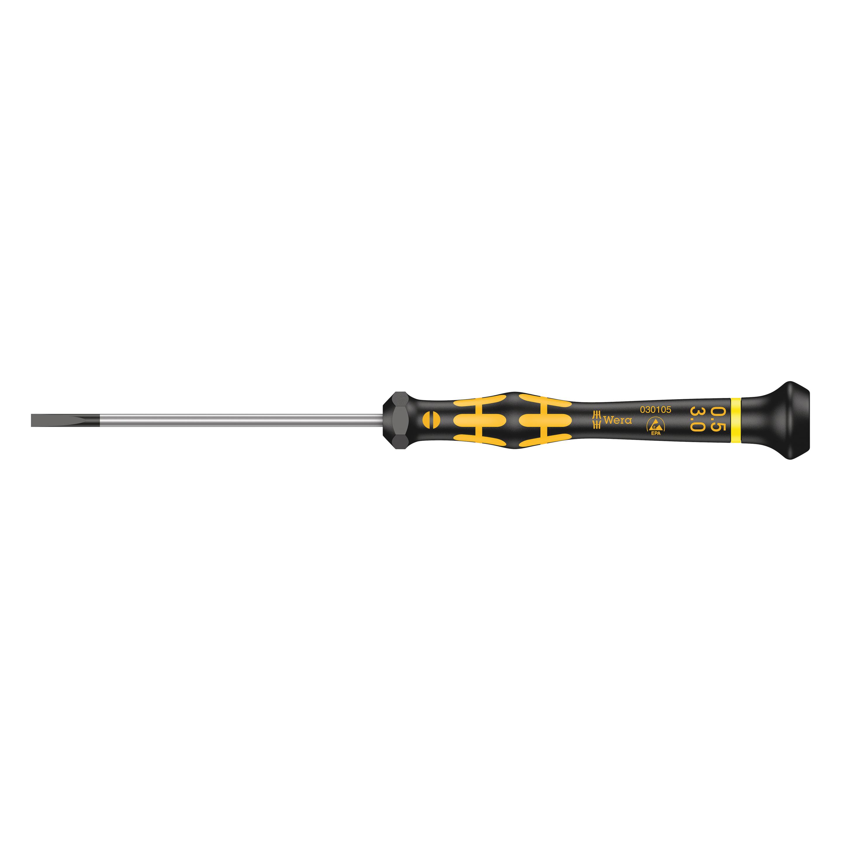 Wera 1578 A ESD Micro 0,50 x 3,0 x 80 mm (Schlitzschrauben) (5030105001)
