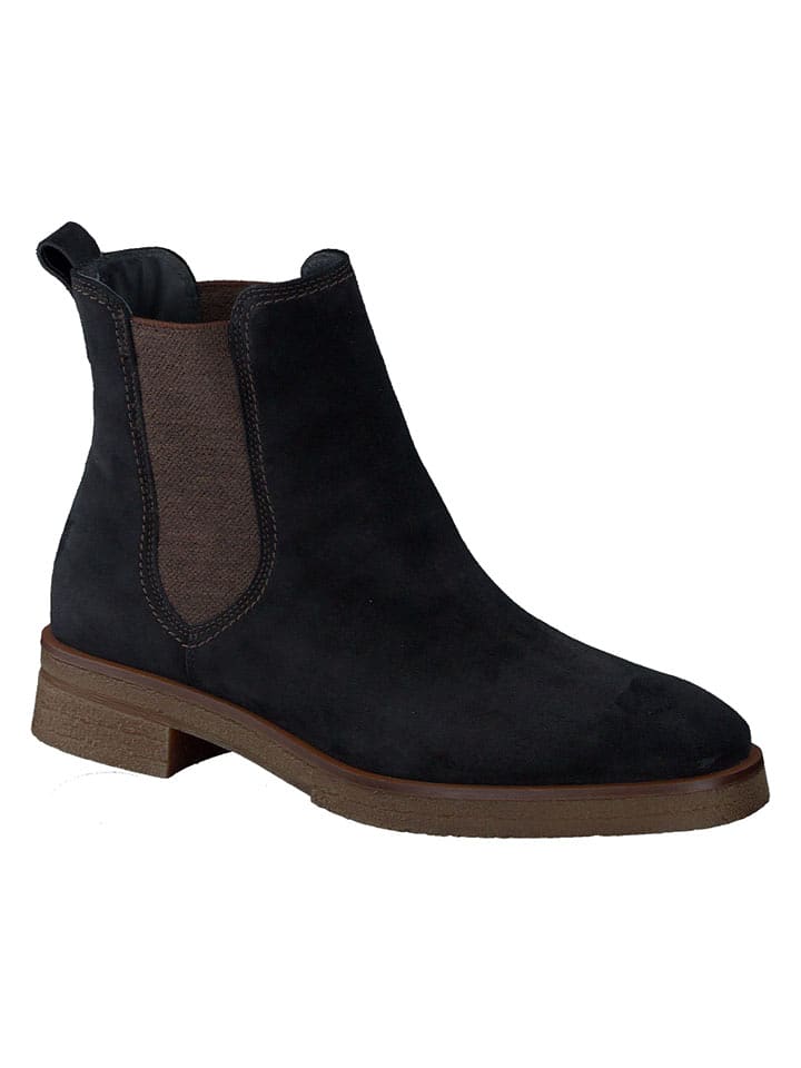 Paul Green Leder-Chelsea-Boots in Schwarz - 39