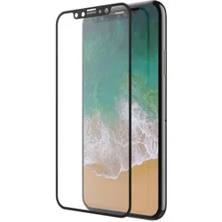Devia Van Entire View Full Tempered Glass iPhone XS Max (6.5) black (10pcs) (10 Stk., Apple iPhone XS Max), Smartphone Schutzfolie, Schwarz