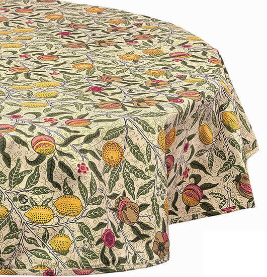 William Morris Fruit 132 x 178cm Acrylic Tablecloth