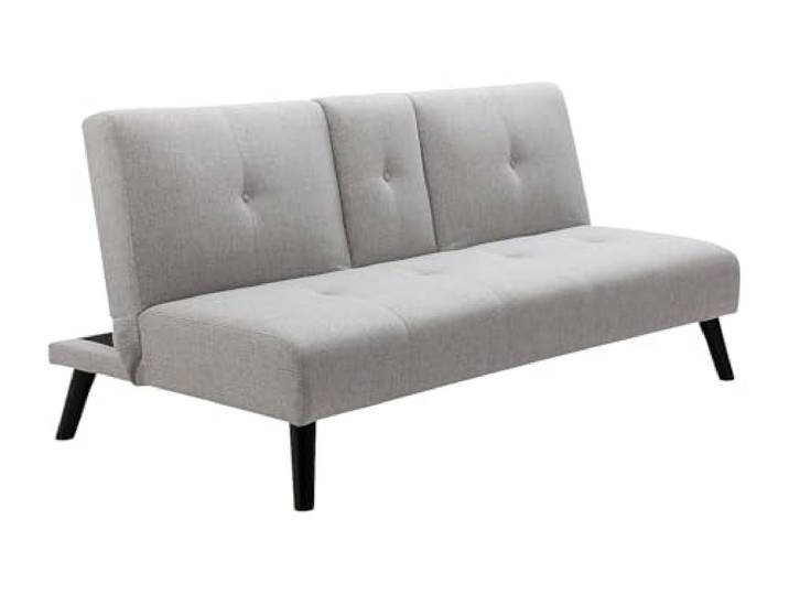 Vente-unique - Schlafcouch - Closipa - 3-Sitzer - Polyester - Hellgrau