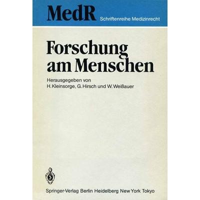 Forschung am Menschen, Taschenbuch von , Springer Berlin, 978-3-540-15827-1