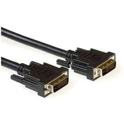 ACT DVI-D Dual Link connection cable male-male 1.8 m 1.8m DVI-D DVI-D Schwarz DVI-Kabel (1.80 m), Videokabel, Schwarz