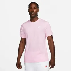 NIKE Sportswear Freizeit T-Shirt Herren 665 - pink foam /white XXL