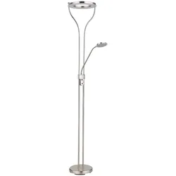 LED Deckenfluter Leseleuchte flexibel Stehlampe Standlampe dimmbar Wohnzimmerlampe, 20W 1800lm warmweiß, LxH 35x194 cm