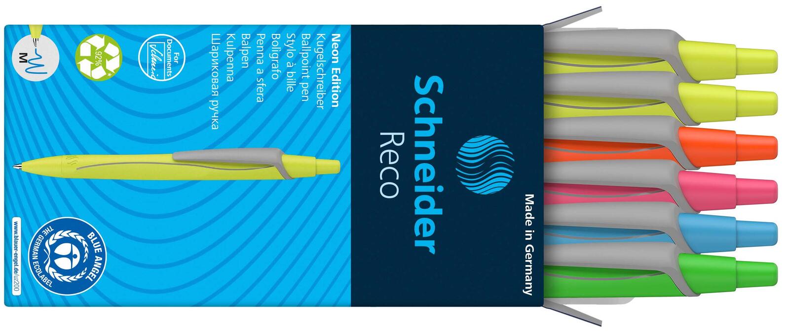 Schneider Kugelschreiber Reco, Schreibfarbe: blau 131986