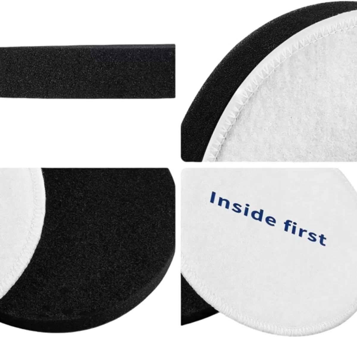 INF Lot de 4 filtres pré-moteur en mousse compatibles avec Eureka NEU180 NEU12CT NEU188 NEU190 - Filtre préliminaire en éponge