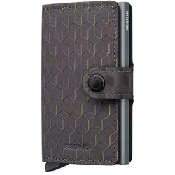SECRID - MINIWALLET - OPTICAL - grey yellow
