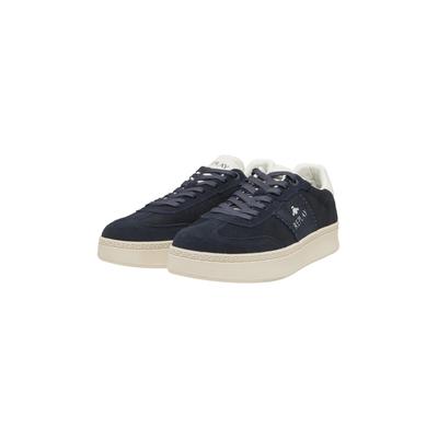 Sneaker REPLAY "Replay PLAYME", Herren, Gr. 44, blau (navy), Leder, Schuhe Sneaker