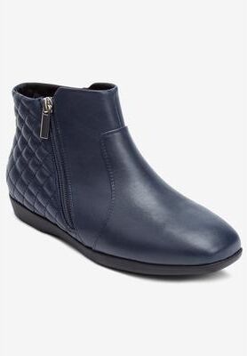 Women's The Ceil Bootie by Comfortview in Navy (Size 12 M)