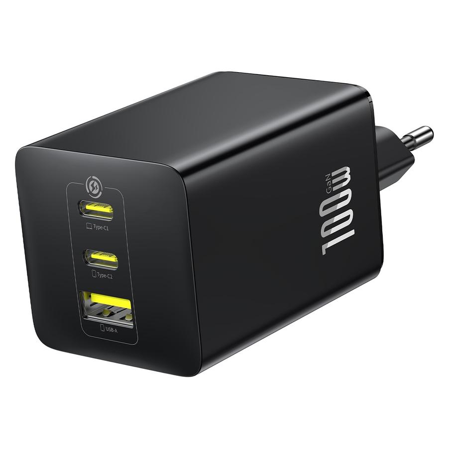 Baseus EnerFill FE11 100W EU Schwarz (100 W, 3 Ports) (P10182102123-00)