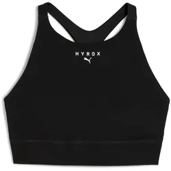 PUMA x HYROX Shapeluxe Mid Support High Neck Sport-BH Damen 01 - PUMA black L
