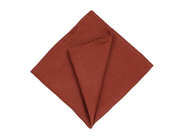 Serviette Lindau, Atelier Pfister, brick, Leinen