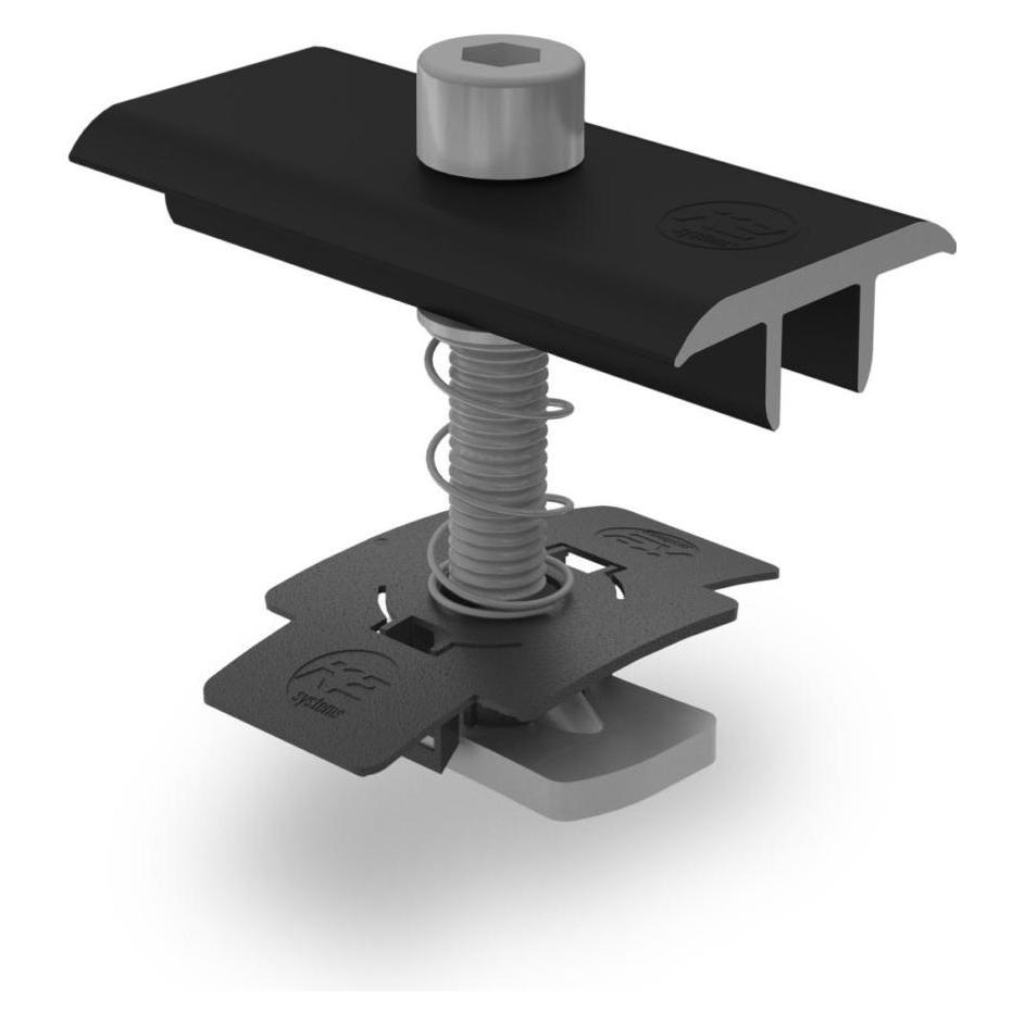 K2 Systems GmbH K2 XS Clamp MC Black Set 33-35 2004620 (Solaranlage Montagematerial) (2004620)