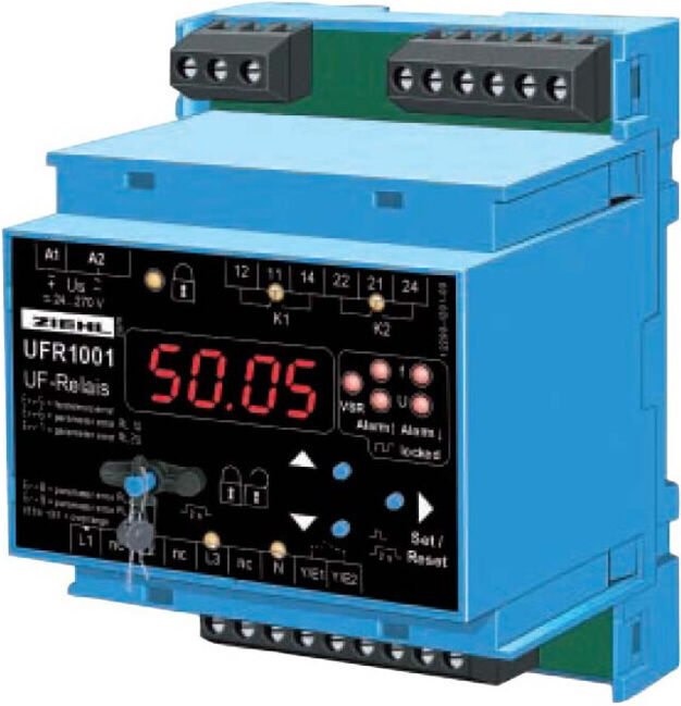Ziehl Relais de tension/fréquence UFR 1001E (S222296)
