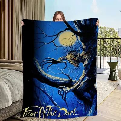 Shop Station Iron Maiden Blanket Soft Flannel Throw Blanket For Rock & Heavy Metal Fans a 39.37 59.06 In
