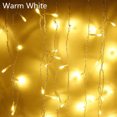 Inspire Curations 5M Waterfall LED Eaves Christmas Lights warm White 220v Eu Plug