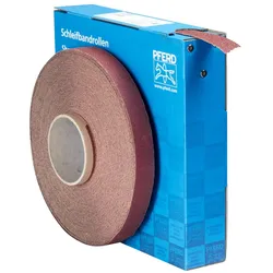 PFERD TOOLS Korund Schleifbandrolle Gewebe SBR Breite 25mm Form B für universelle Anwendung - 45016006