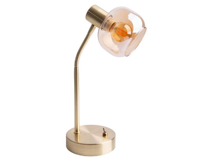 Näve E14 Tischleuchte LIBBY Ø12cm messing 3190345