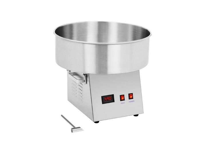 Royal Catering Zuckerwattemaschine Zuckerwattegerät 52 cm 1080 W Edelstahl