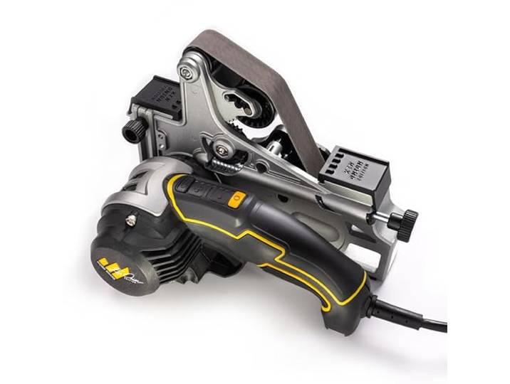 WORK SHARP® Ken Onion Edition Knife & Tool Sharpener Mk.2 Elite - Profi Messerschärfer elektrisch - Messer & Werkzeug Bandschleifer mit Winkel-Einstellung 10° - 35° für Messer, Scheren & Werkzeug