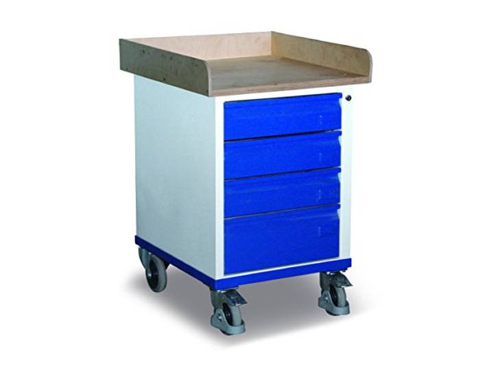 Schubladenschrank mit 1 Ladefläche RAL7035 Lichtgrau Schrank Schubfach