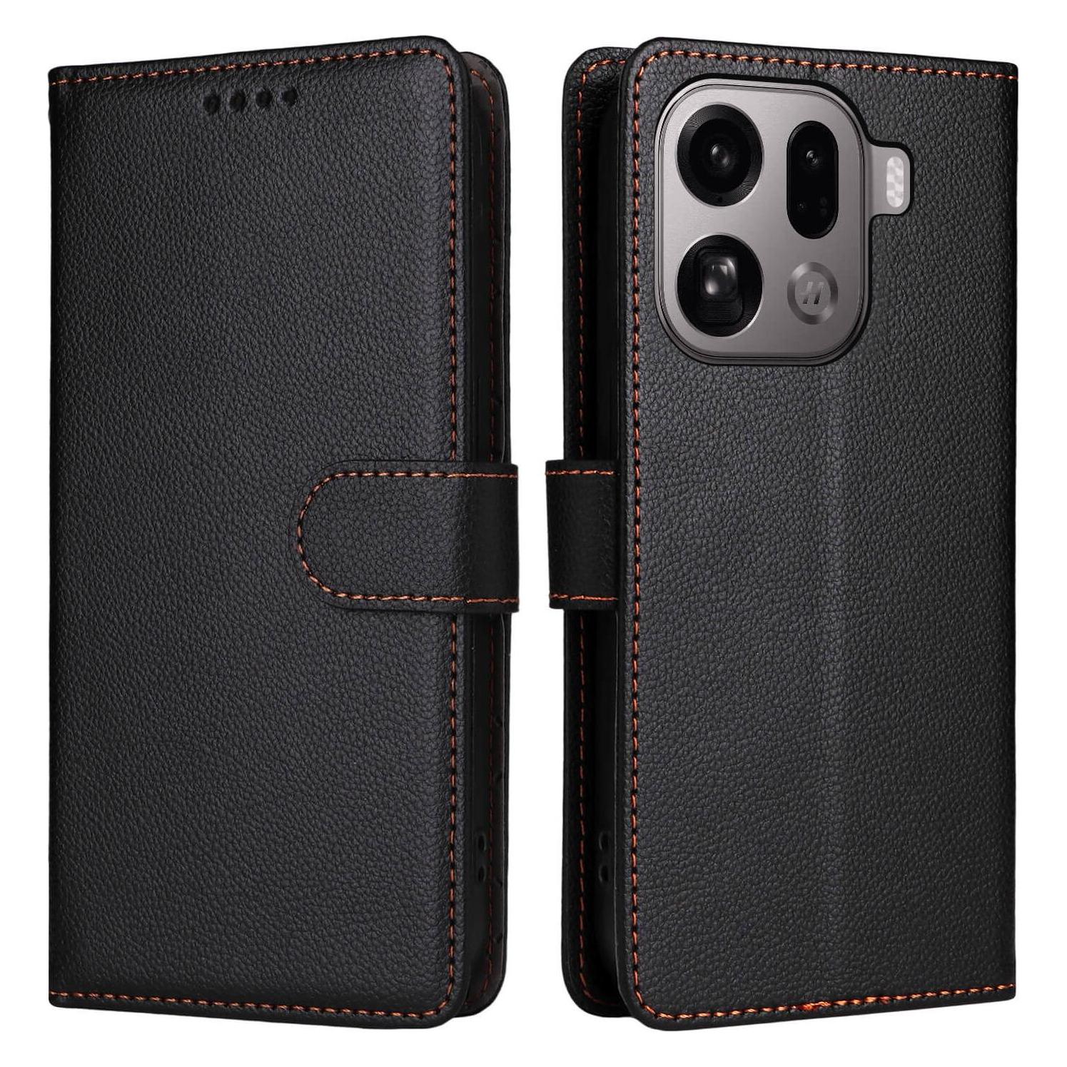 Cover-Discount OPPO Find X9 Pro - Lederoptik-Hülle mit strukturierter Oberfläche (Oppo Find X9 Pro) (71121120)