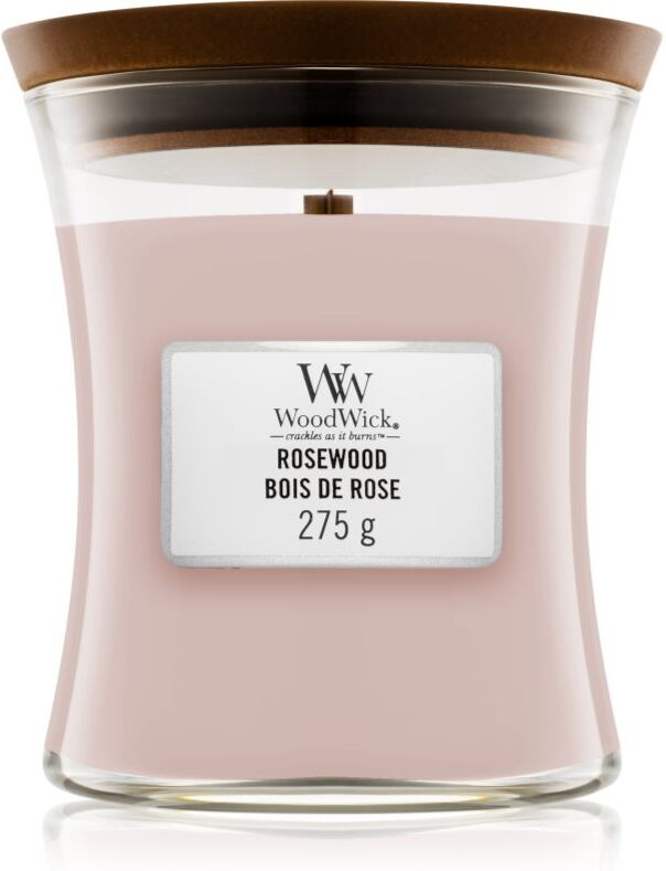 Woodwick Rosewood bougie parfumée avec mèche en bois 275 g