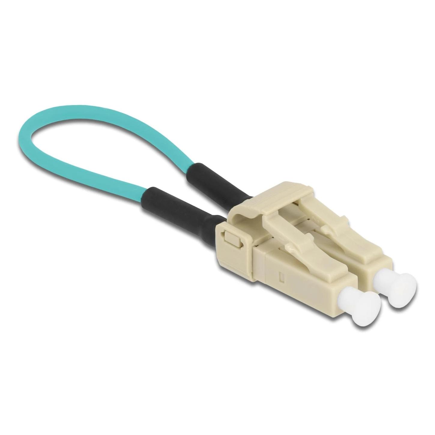 Delock LWL Loopback Adapter LC / OM3 Multimode beige (86931)