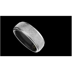 Shenzhen FutureRing 2 titanium silver #10 62mm (62, Silber), Smart Ring, Silber