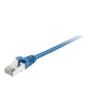 equip Cat.6A S/FTP Patch Cable Blue 0.25m Kabel Netzwerk Patchkabel CAT 6a SFTP 0,25 m RJ-45 Blau (606201)