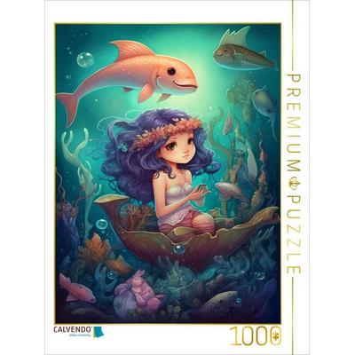 CALVENDO Puzzle Meerjungfrau | 1000 Teile Lege-Größe 64x48cm Foto-Puzzle für glückliche Stunden