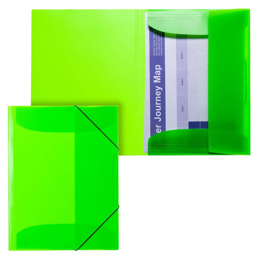 HERMA Zeichenmappe Neon A3 neon-grün 19699