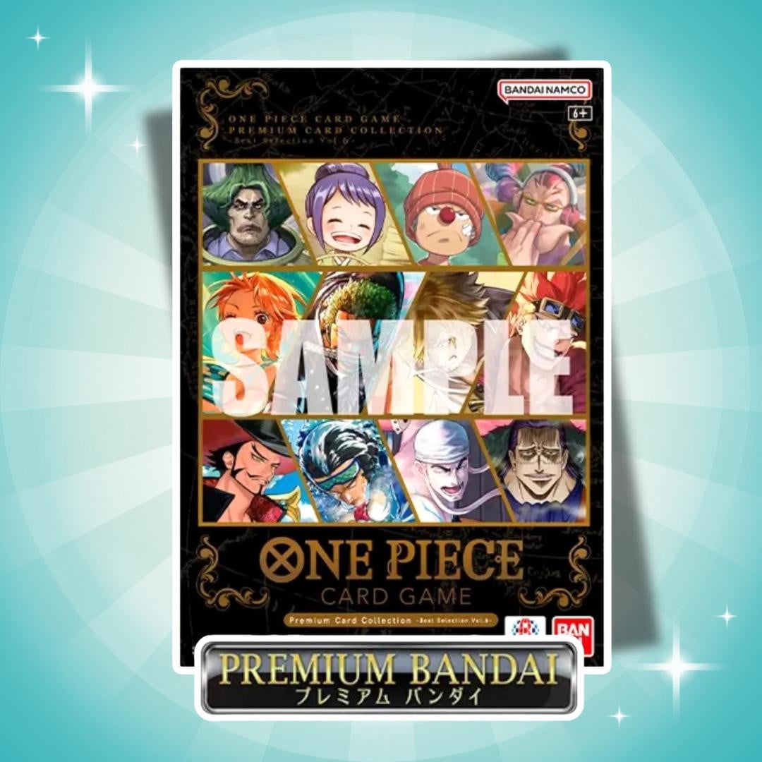 One Piece Card Game Premium Card Collectie Beste Selectie Vol. 6 Engelstalig Heartforcards 12 foliekaarten