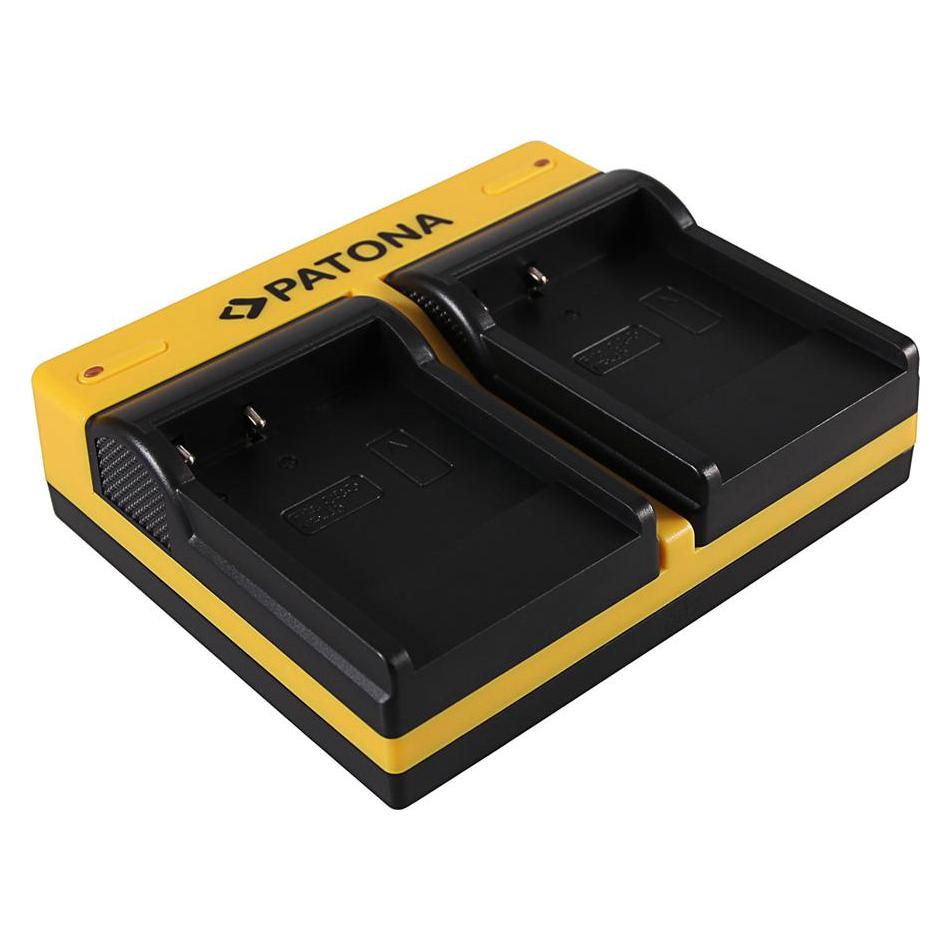 Patona Dual Ladegerät f. BENQ Casio NP-40 DC P500 E520 E520+ E610 Casio NP-40 Casio inkl. Micro-USB (Kamera Akku Ladegerät) (33387899)