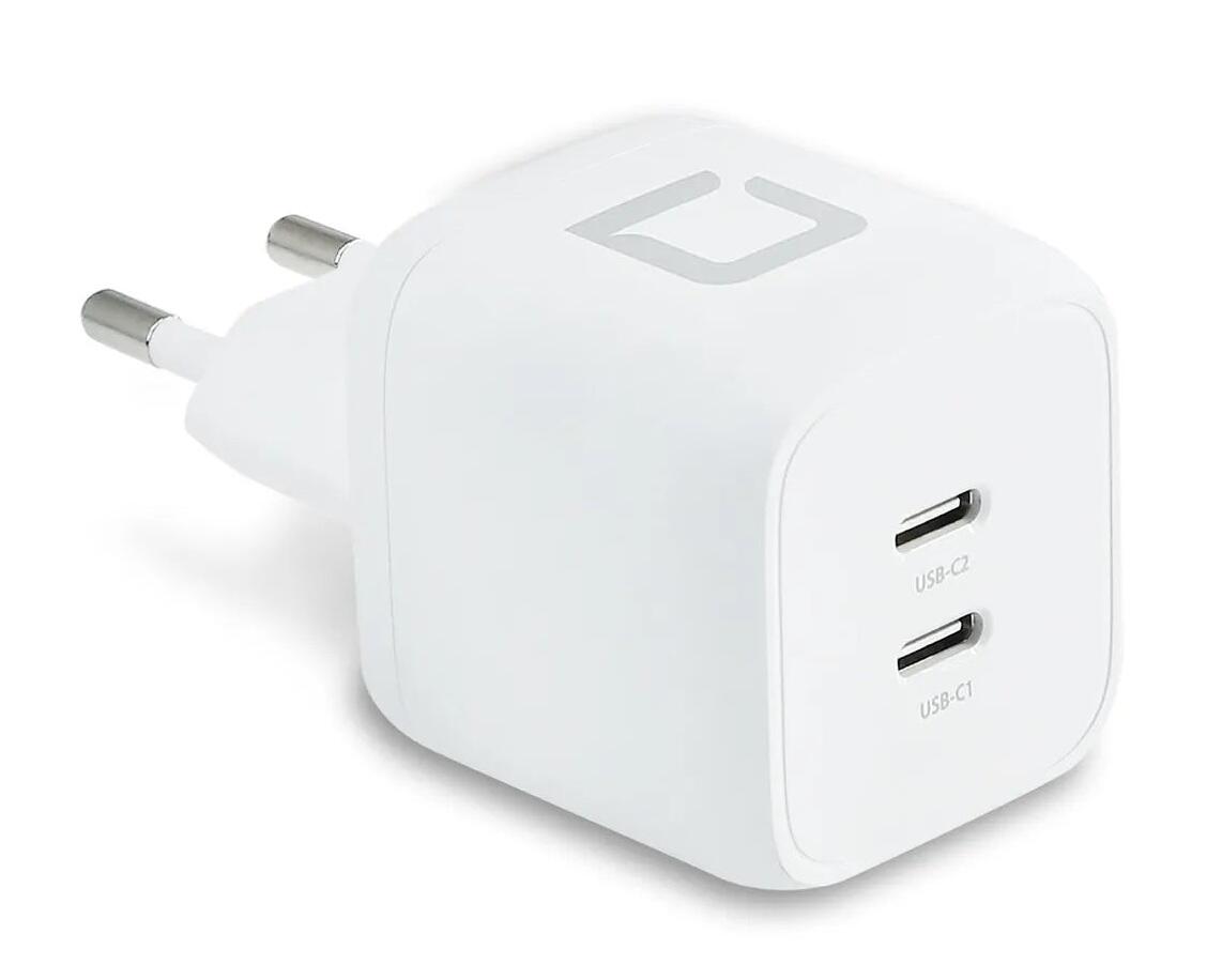 DICOTA 45W 2xUSB-C Ladegerät, weiß D31984