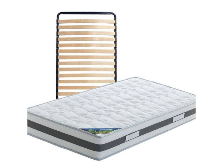 Seychelles - Pack Matelas + Lattes 90x200