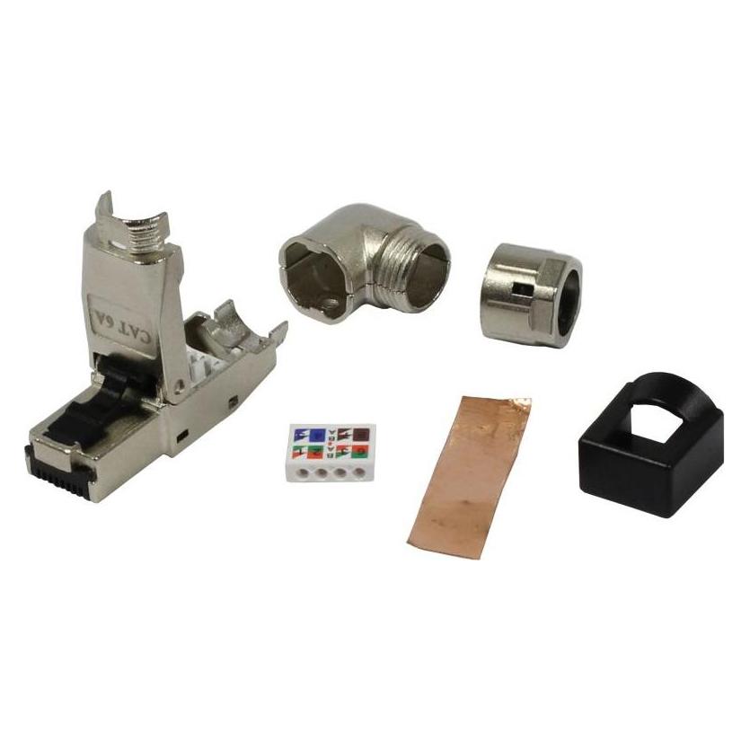 Synergy 21 TP-Stecker TP Feldkonfektionierbar CAT6A RJ45 Werkzeuglos gerade/gewinkelt (CAT6a) (S216569)