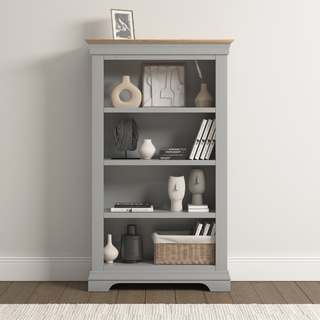 ClassicLiving Adaleya 150cm H x 89cm W Bookcase Grey
