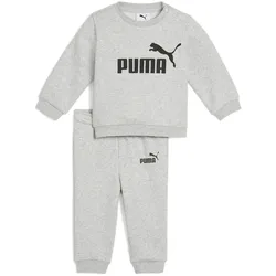 PUMA Minicats Essentials Fleece Crew Baby-Jogginganzug 04 - light gray heather 92