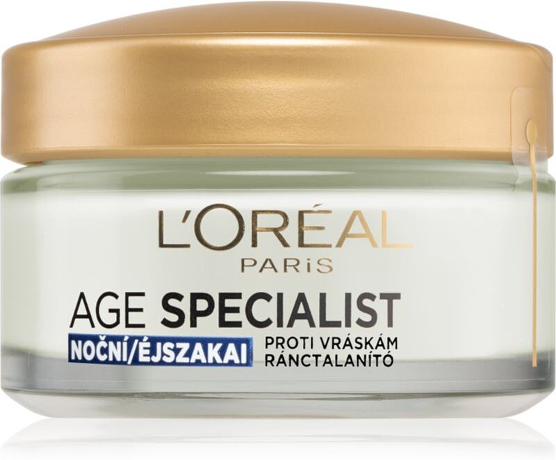 L’Oréal Paris Age Specialist 45+ night cream with anti-wrinkle effect 50 ml