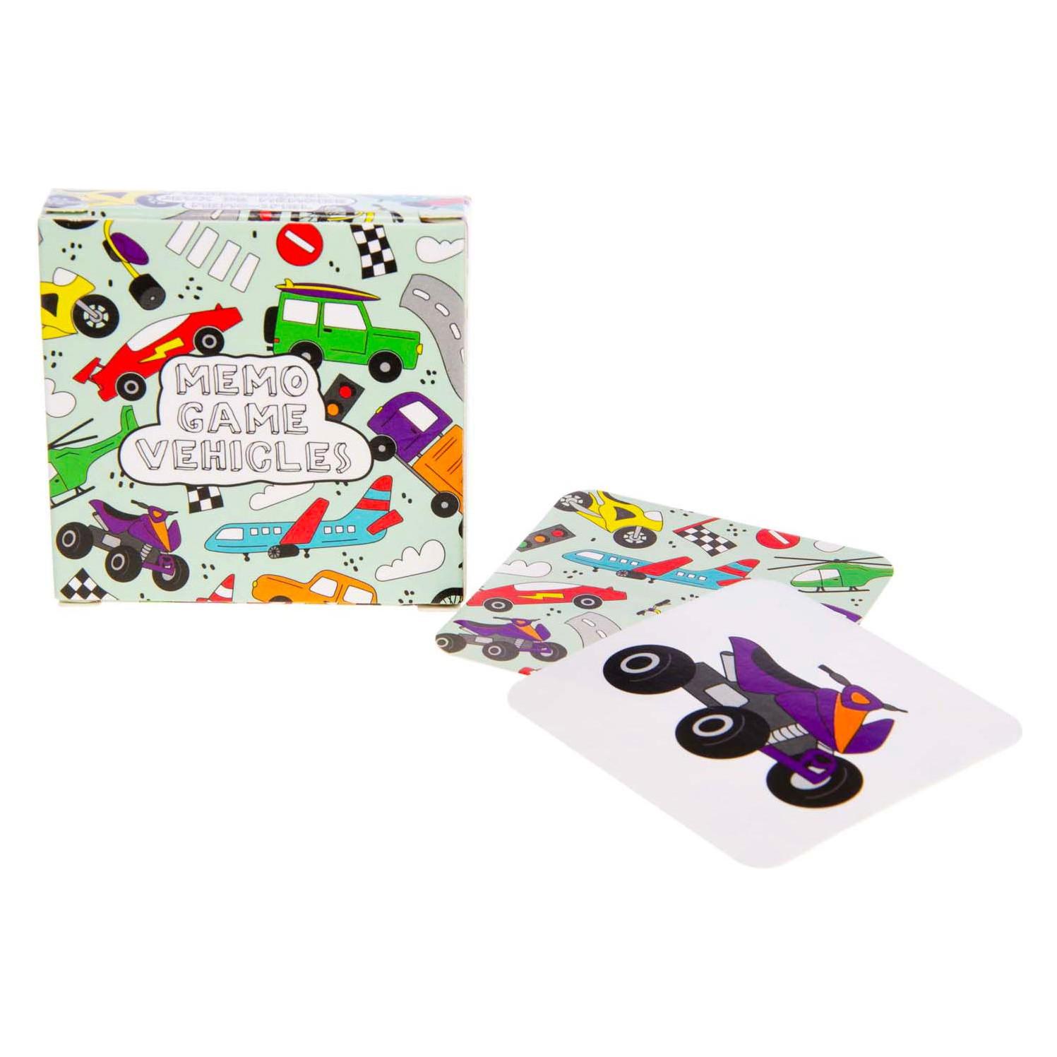 Duckiez Mini-Fahrzeug-Memory-Spiel, 28 Karten (60690139)