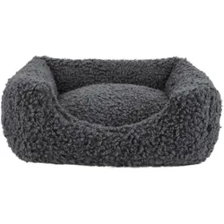 Nordic Paws – Vilja Dog Bed – Size: S 55 × 50 × 20 cm – Grey (Hund), Hundebett + Katzenbett