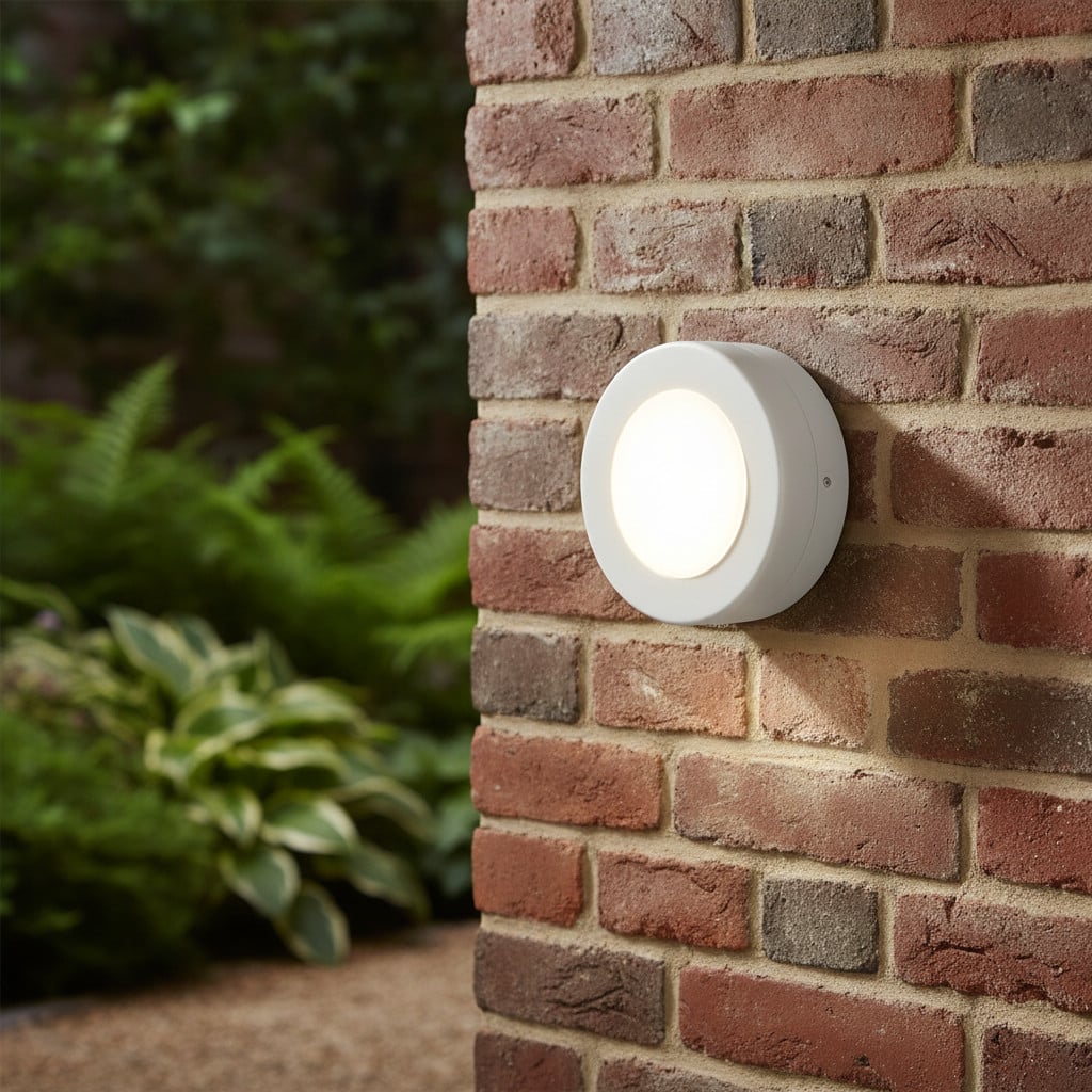 Lyora Ronde wandlamp Tune wit