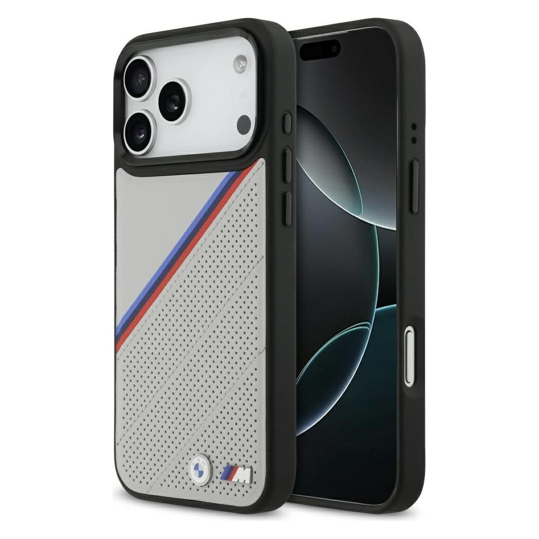 BMW M Tricolor Metal Logo (Apple iPhone 17 Pro Max) (BMHMP17X25PCSPEG)