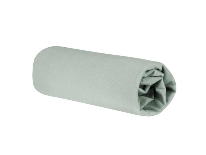 Roba Spannbettlaken 60 x 120 – 70 x 140 cm, Hellgrün, Textil, Rechteckig, 70x140 cm, Schlafen, Babybettausstattung, Kinderspannleintücher