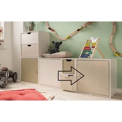 Infanskids Tür für Würfel inkl. Rückwand, VERSANDKOSTENFREI
